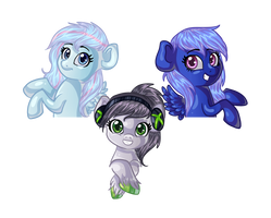 3 Lil' Ponies