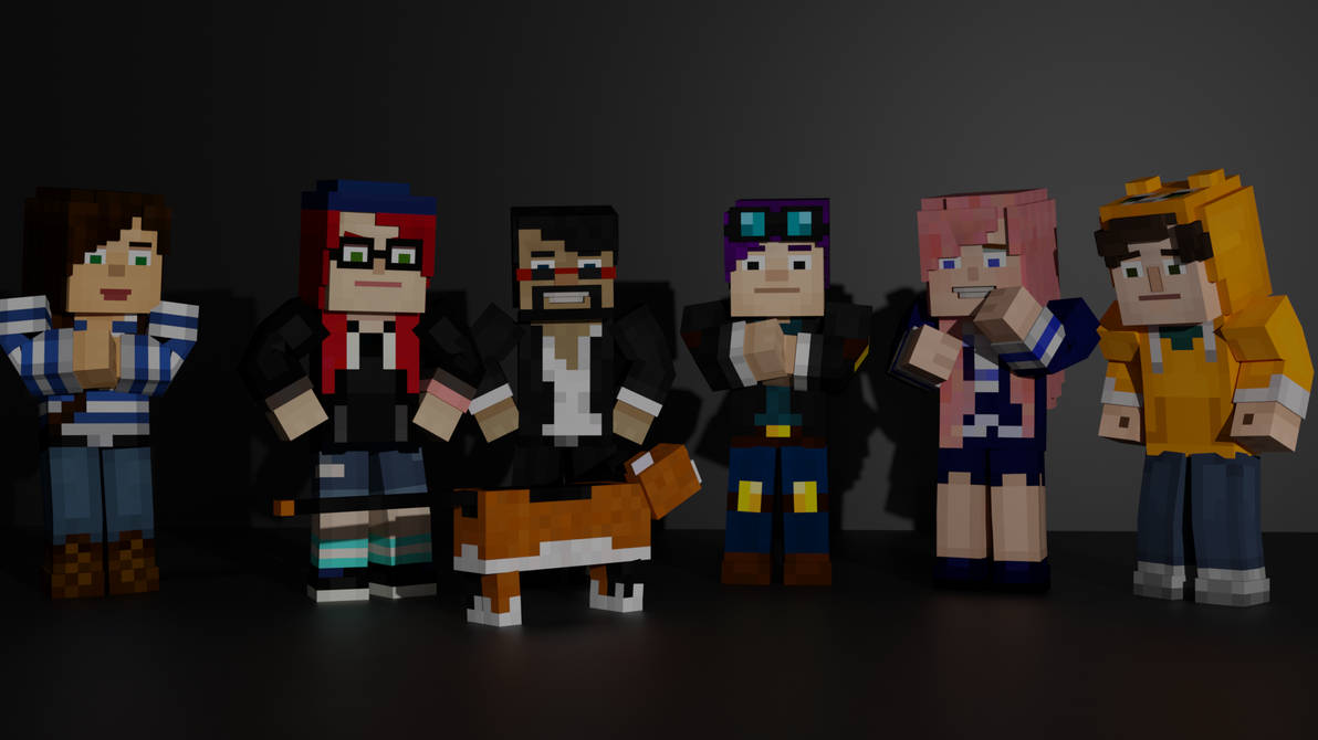 Telltale on X: The @Minecraft: #StoryMode cast brought to life in this  awesome art by 'touwata' on Tumblr!    / X