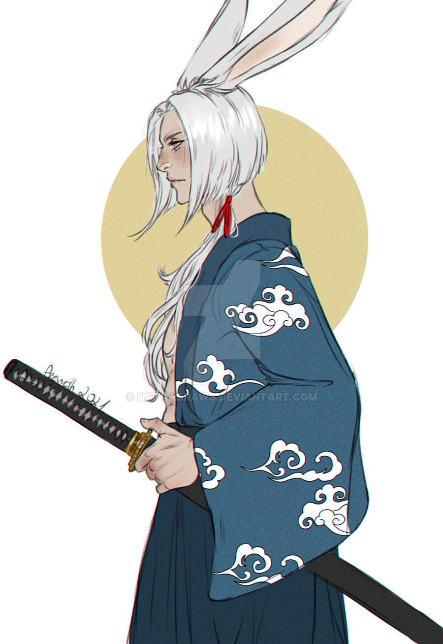 FFXIV Samurai by natkadraws on DeviantArt