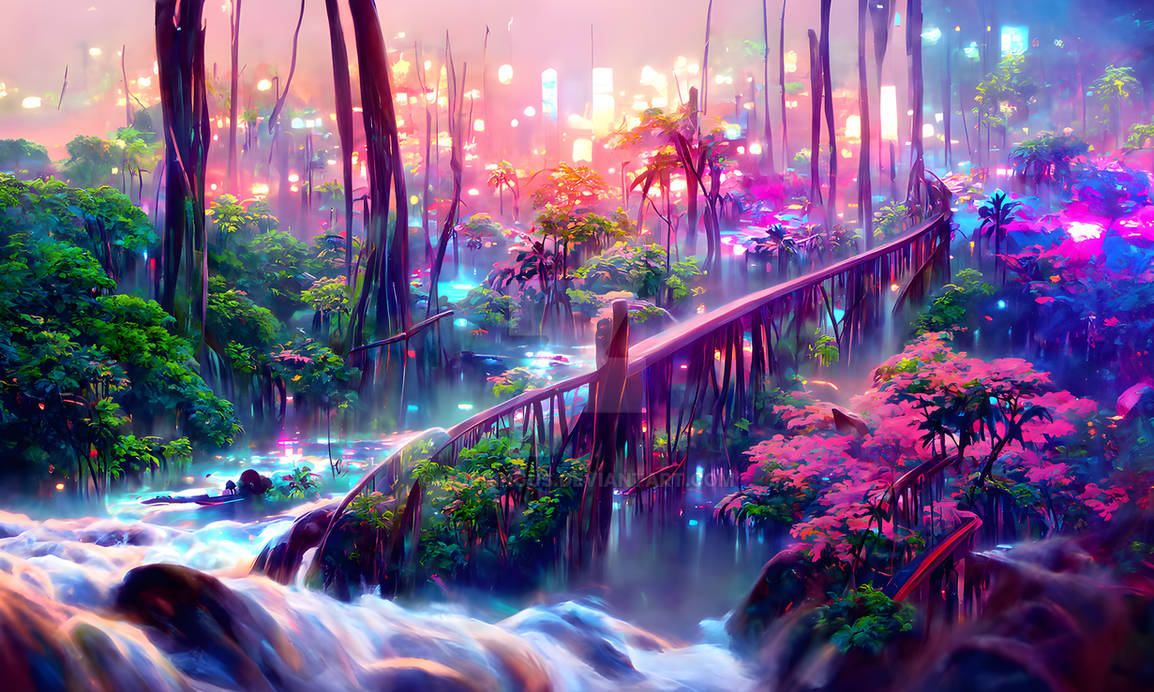 Anime Forest Scenery Wallpaper #Music #IndieArtist #Chicago