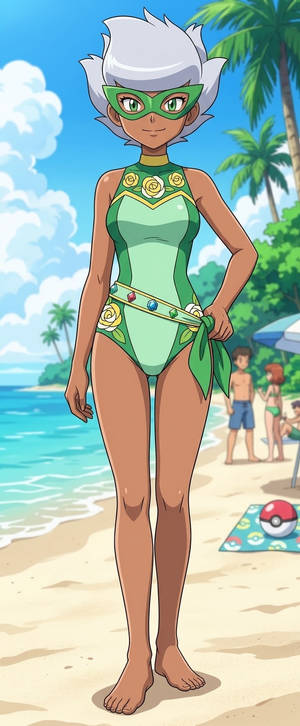 Rosie (Pokemon) In Swimwear