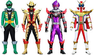 Gokai Green, Gokai Change: 3 Zenkaigers (solo ver)