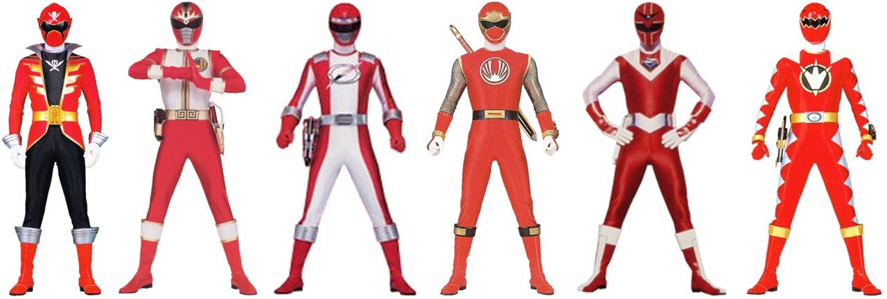 Gokai Red Change with 5 Red Rangers (solo ver) by mbadidoy95 on DeviantArt