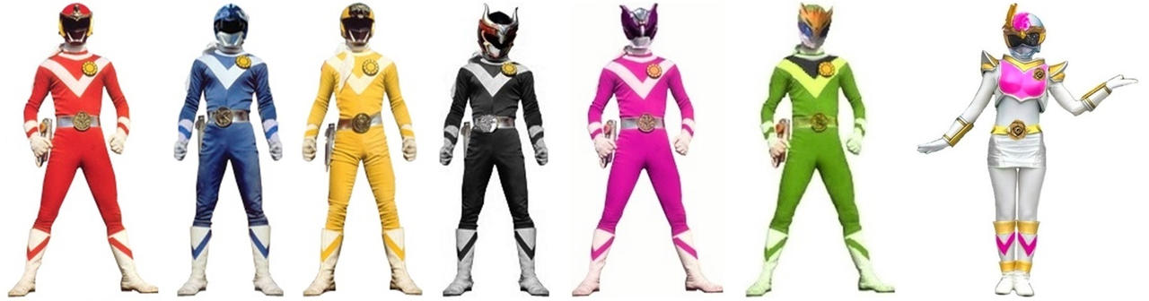 Gokai Change! Sun Vulcan! Set of 7 by mbadidoy95 on DeviantArt