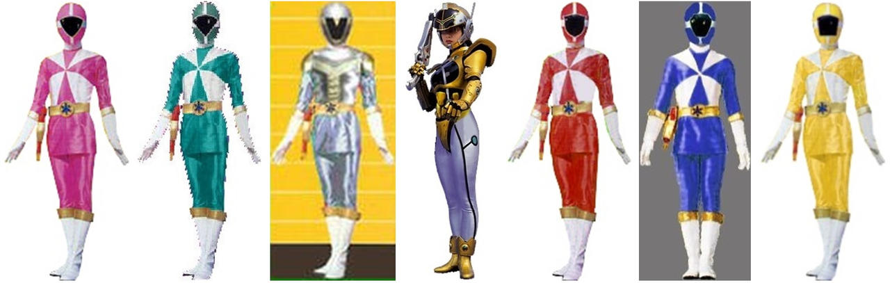 Gogo Rancg Gokai Change - Gogo Five seven females by mbadidoy95 on DeviantArt