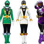 Gokai Change - Super Mega Modes seven females