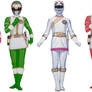 Gokai Change/LRM - Dairanger/MMSR six females