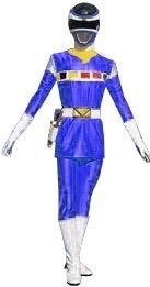 Mega Blue / In Space Blue Ranger (Female) by mbadidoy95 on DeviantArt