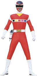 Mega Red / In Space Red Ranger (Male) by mbadidoy95 on DeviantArt