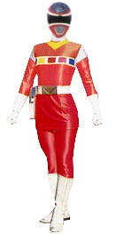 Mega Red / In Space Red Ranger (Female) by mbadidoy95 on DeviantArt