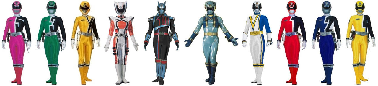 Power Rangers SPD Female Edition Set of 10 by mbadidoy95 on DeviantArt