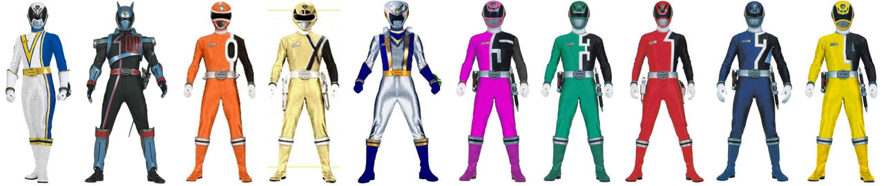 Gokai Change/LRM - Dekaranger/SPD set of 10