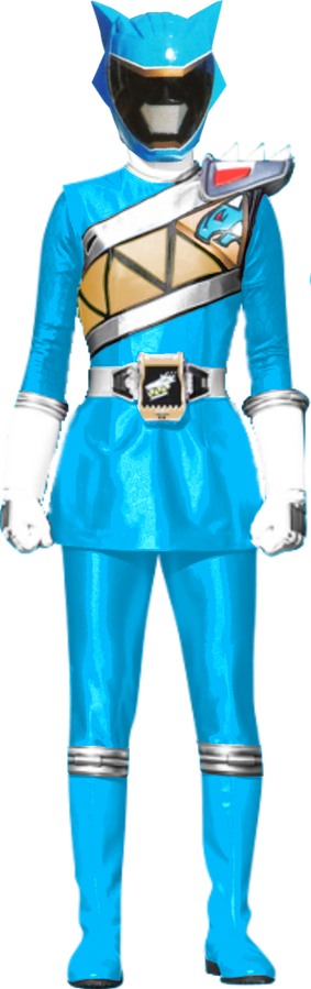 Kyoryu / Dino Charge Cyan (Female) version 1