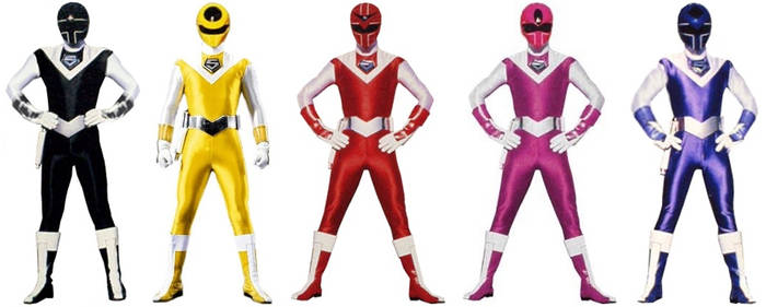 Gokai Change - Maskman all Males
