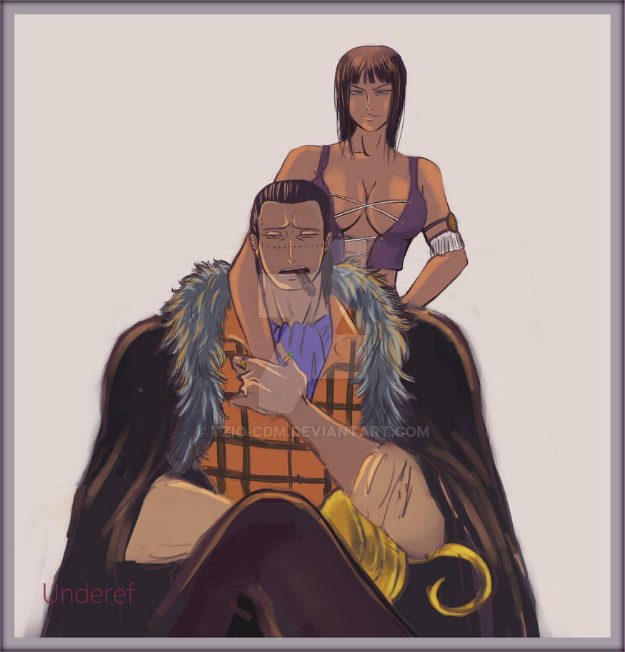 Mr Zero One Piece Crocodile y Robin by Tzio-Cdm on DeviantArt