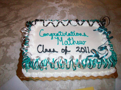 My Graduation day cake.