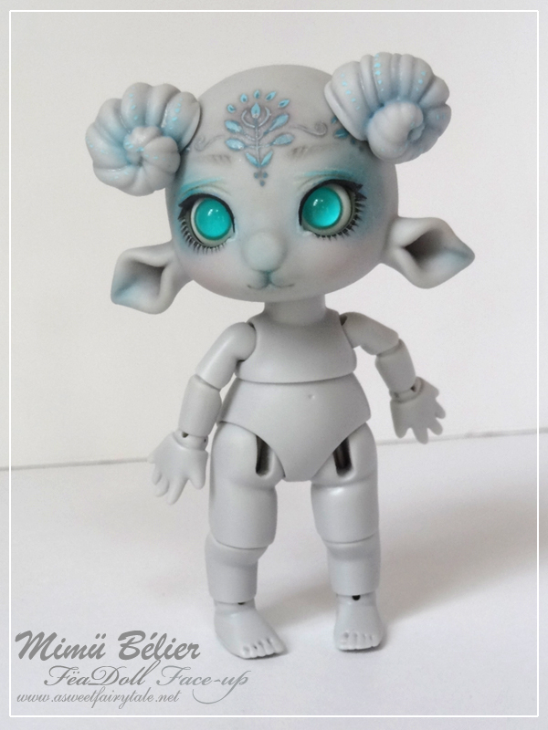 Feadoll mimu belier grey Skin Faceup 2