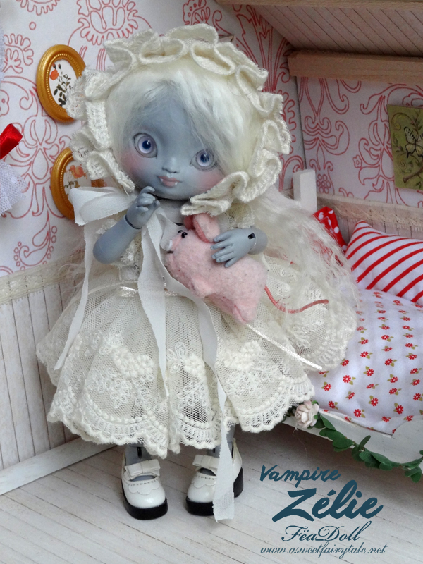 BJD Feadoll tiny zelie vampire by Nailyce