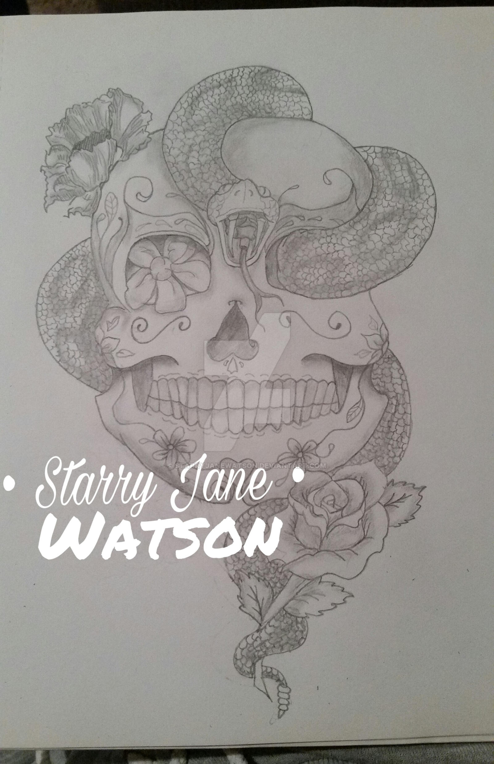 Tattoo Design Commission 2 by StarryJaneWatson on DeviantArt