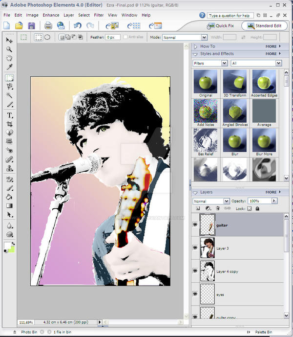 Pop Art Ezra Koenig WIP 2 by TheMiniWolf on DeviantArt