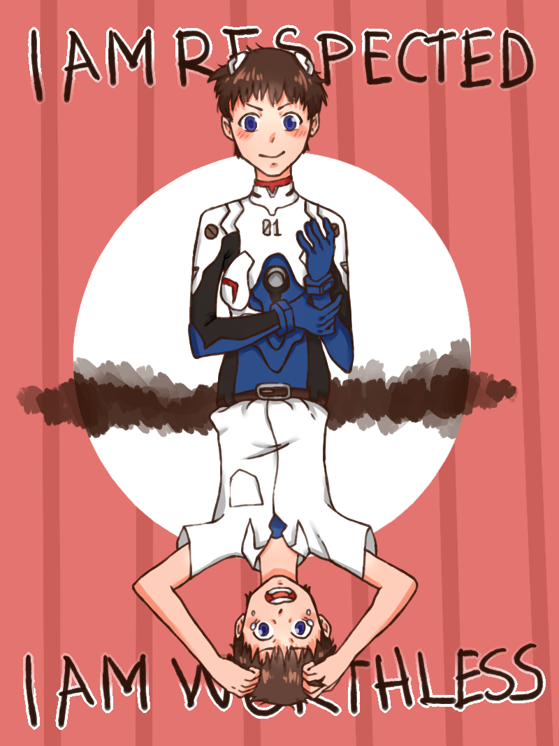 downward spiral: shinji ikari