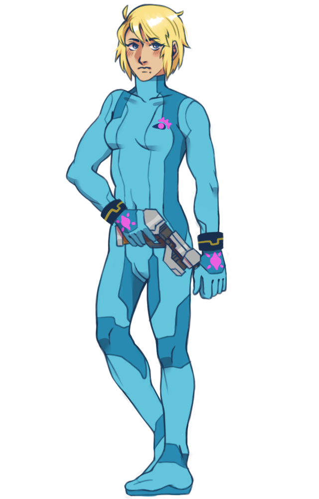 Short Hair Samus By Flabmil On Deviantart