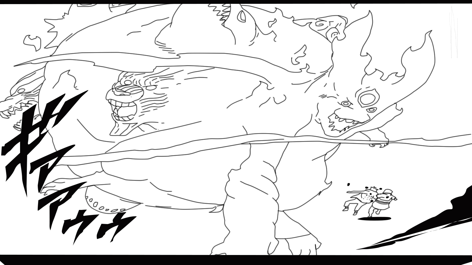 Naruto Rabbid LINEART Naruto 688 - the rabbit demon by antonuzumaki1 on DeviantArt