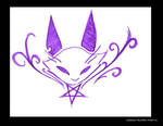 tattoo tribal-purple