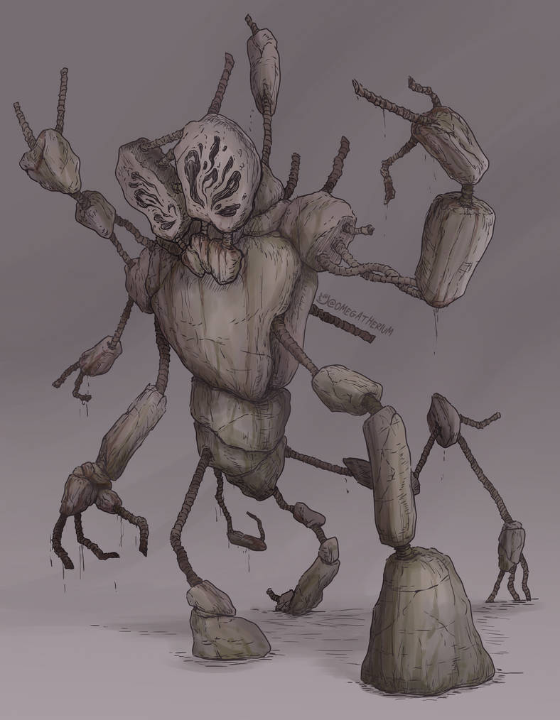 Scp-173 redesign by Man-hunter on DeviantArt