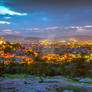 City view from the Areopagus hill in Athens, Greec