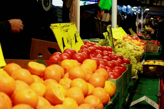 Oranges, Grapes and Tomatoes