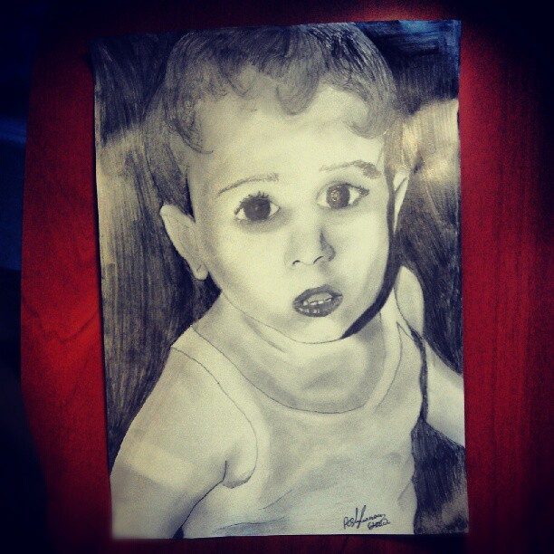 cute baby portrait