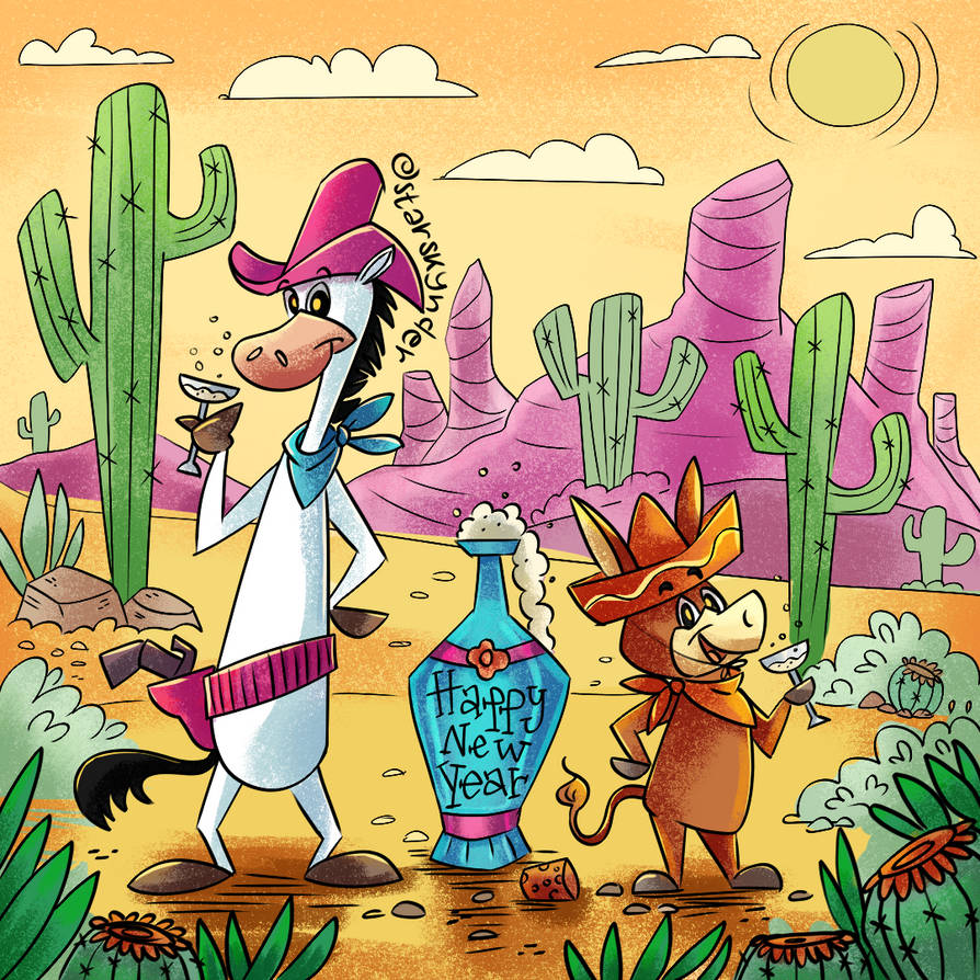 Quick Draw McGraw and Baba Looey by starskynder on DeviantArt