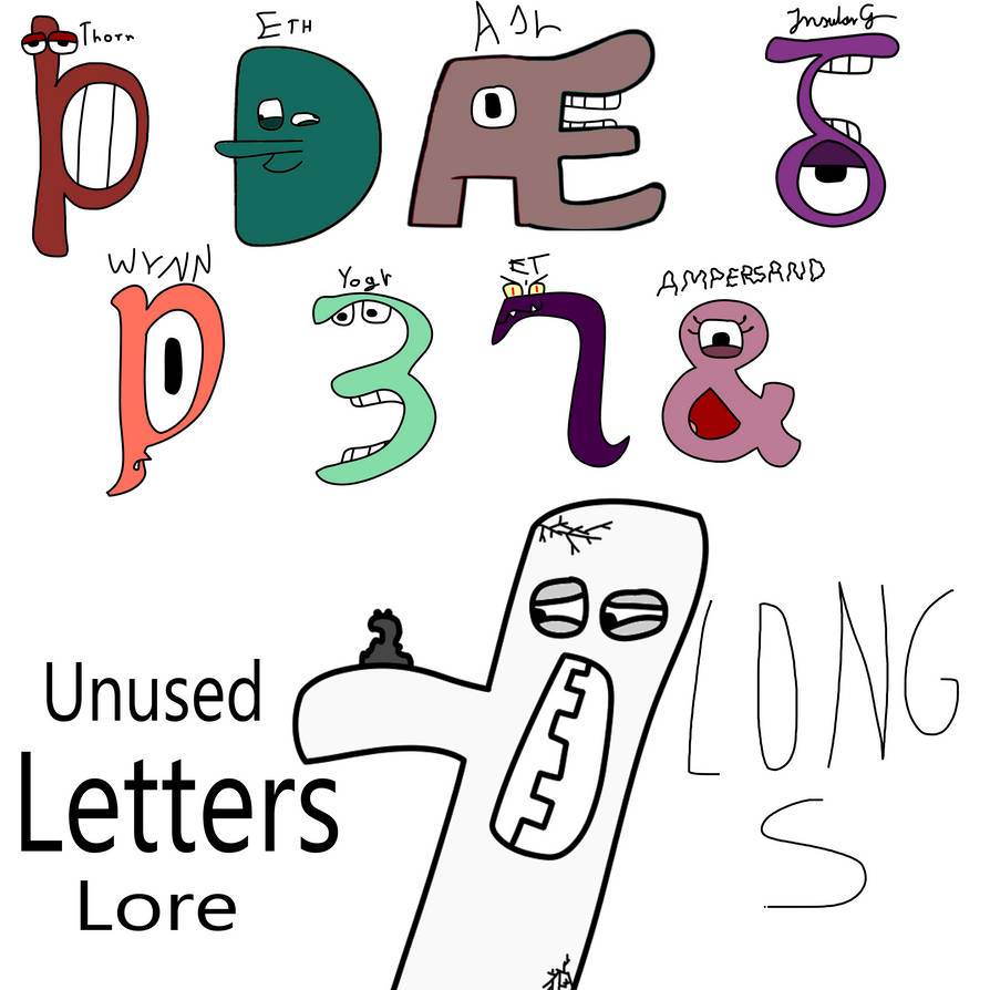 Alphabet Lore Letters by kendallannnguyen on DeviantArt