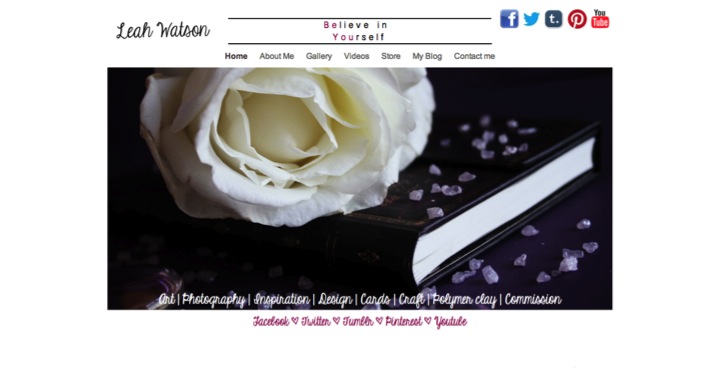 My website design