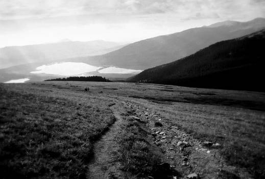 Mt Elbert Black and White