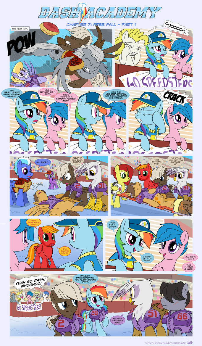 Dash Academy Chapter 7 - Free Fall #1 by SorcerusHorserus