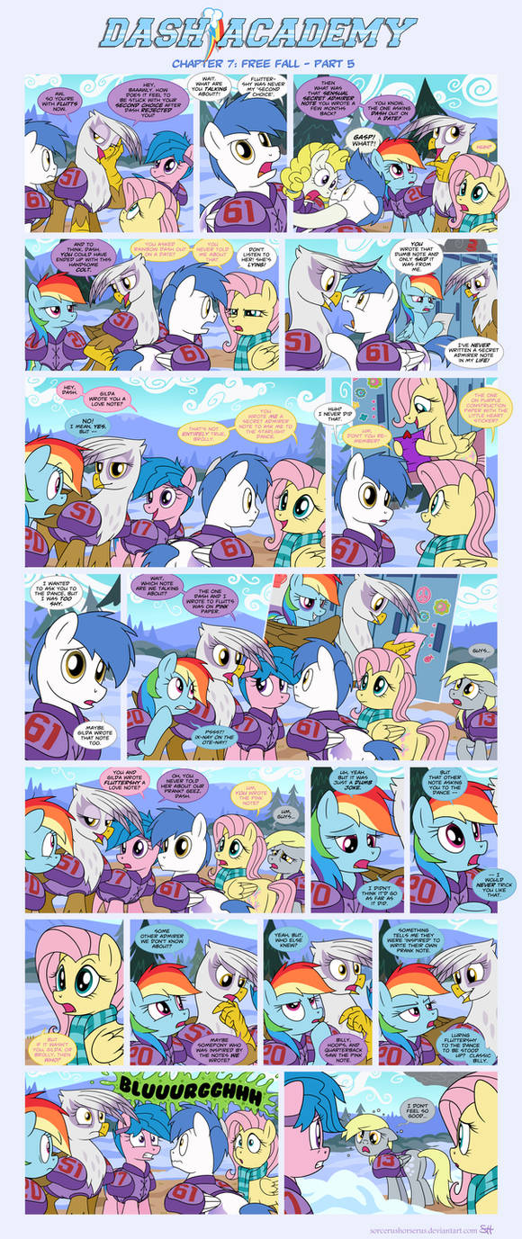 Dash Academy Chapter 7 - Free Fall #5 by SorcerusHorserus