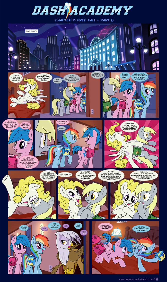 Dash Academy Chapter 7 - Free Fall #8 by SorcerusHorserus
