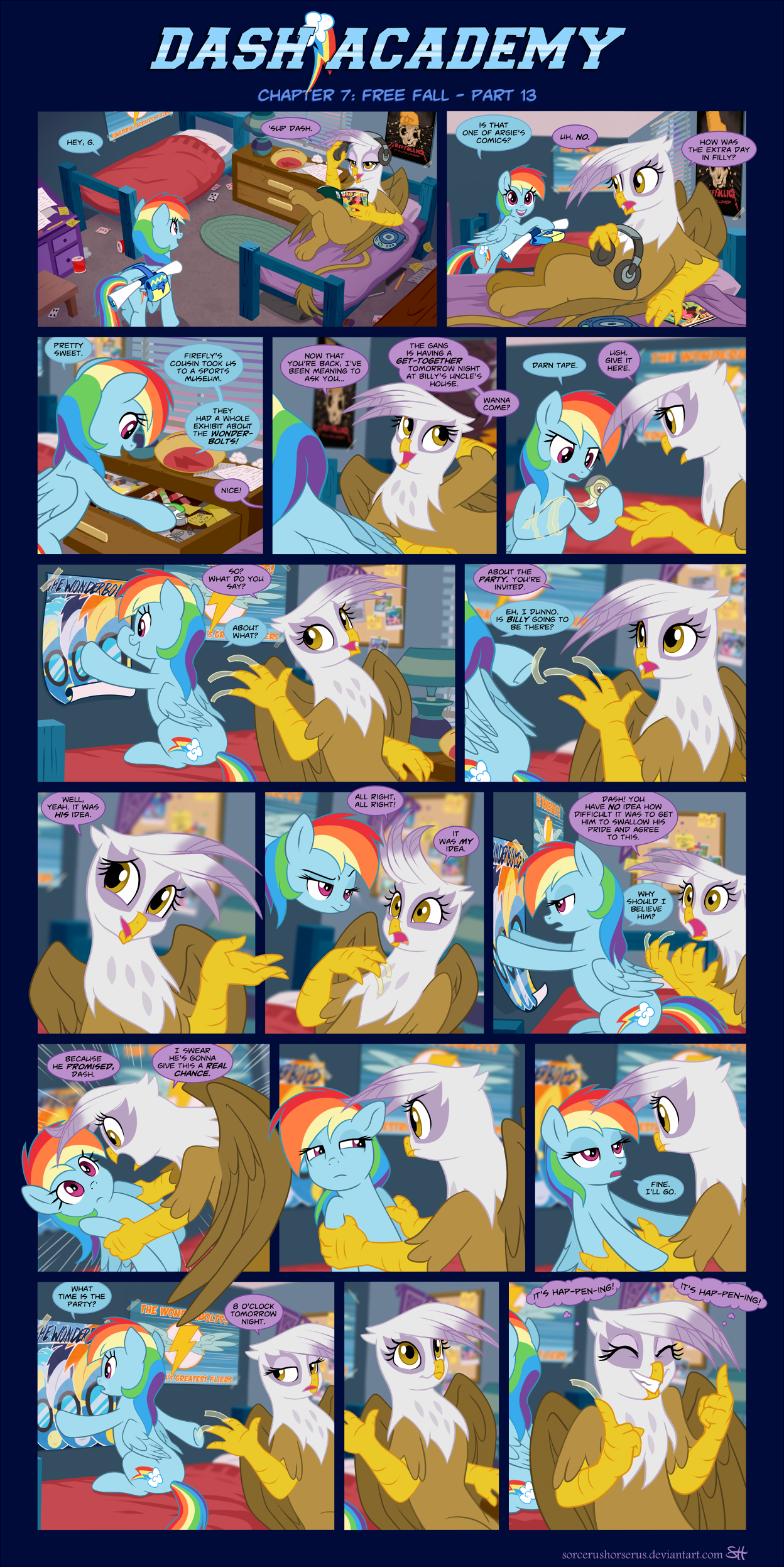 Dash Academy Chapter 7 - Free Fall #13 by SorcerusHorserus