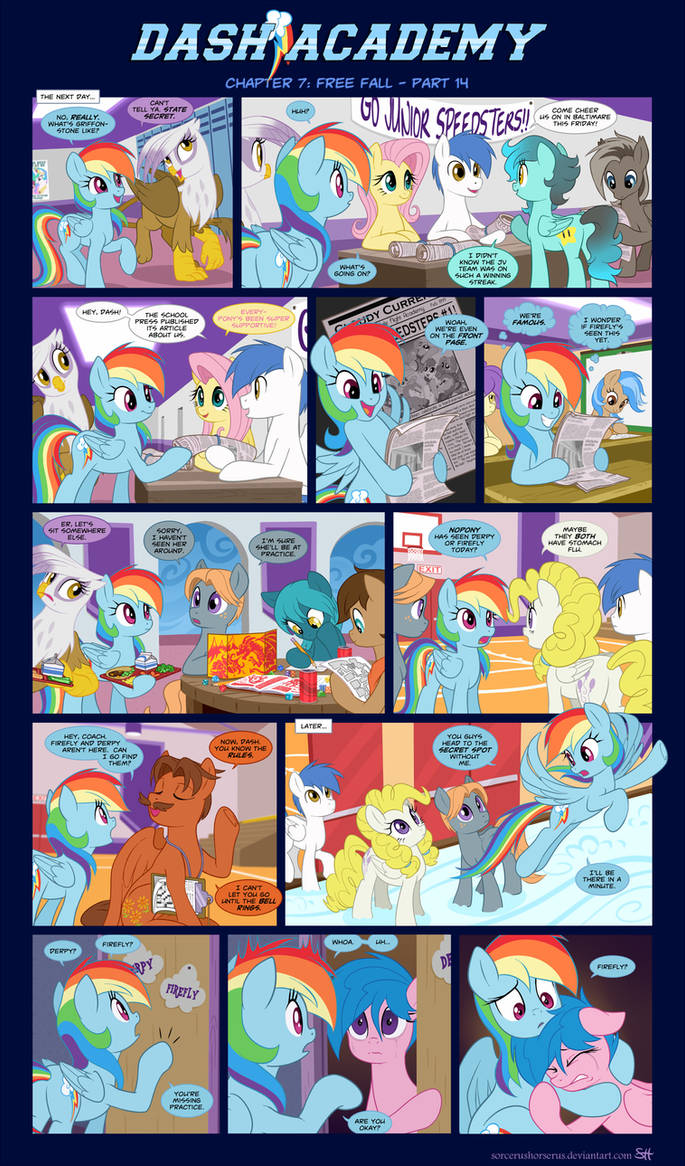 Dash Academy Chapter 7 - Free Fall #14 by SorcerusHorserus