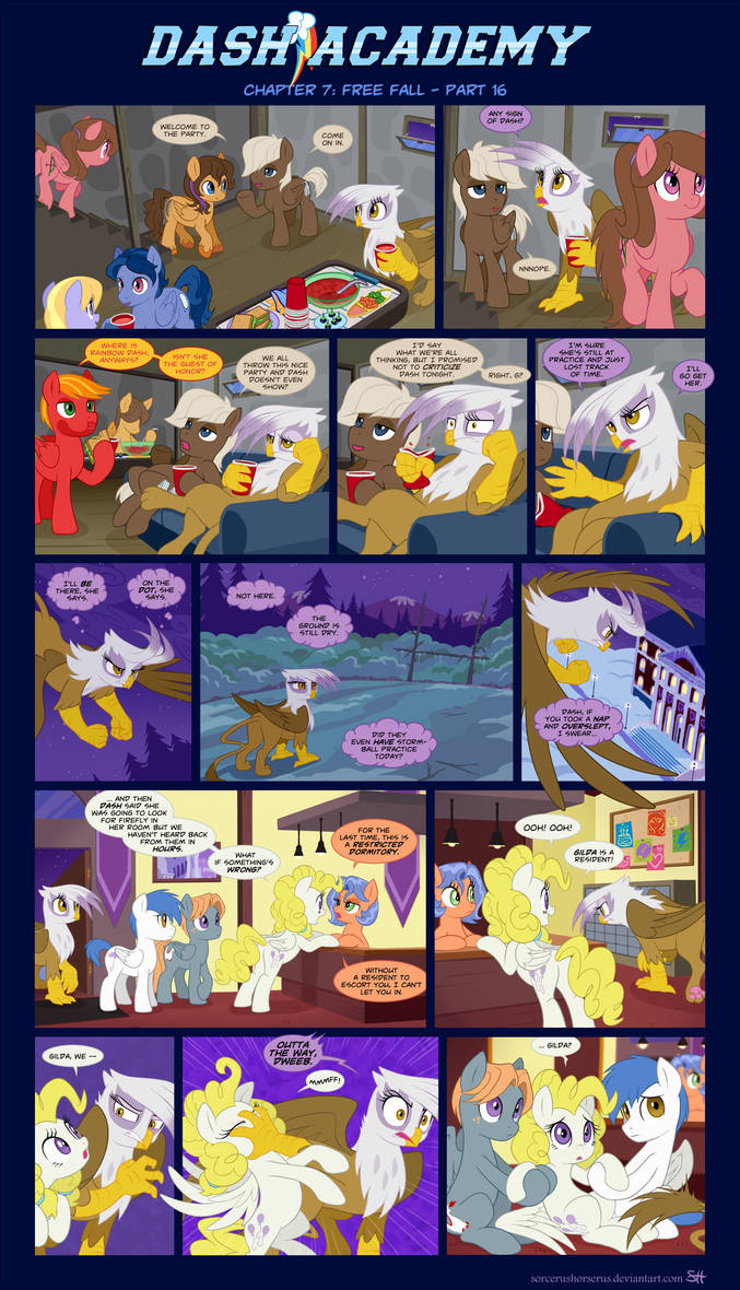 Dash Academy Chapter 7 - Free Fall #16 by SorcerusHorserus