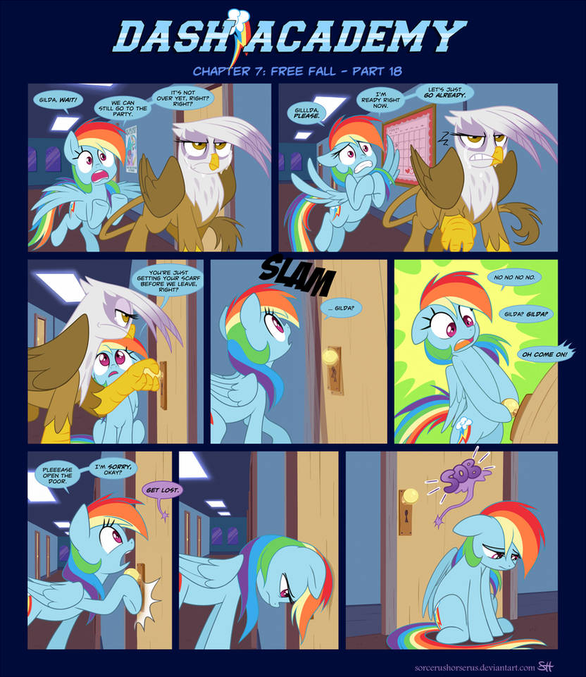 Dash Academy Chapter 7 - Free Fall #18 by SorcerusHorserus