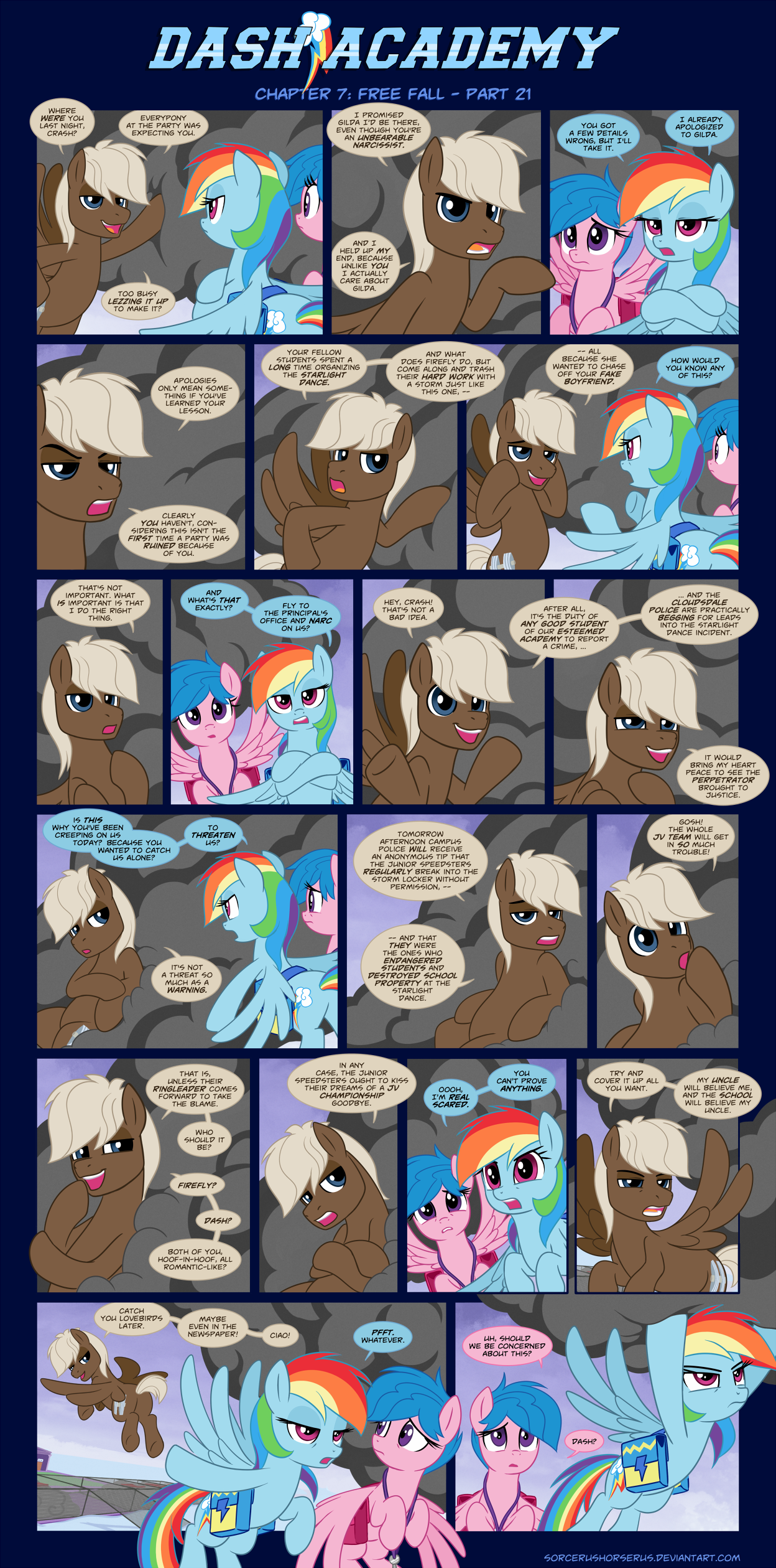 Dash Academy Chapter 7 - Free Fall #21