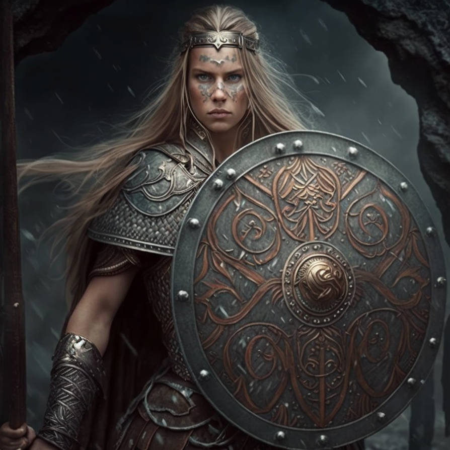 Shieldmaiden Rune Shield Maiden by cuda1016 on DeviantArt