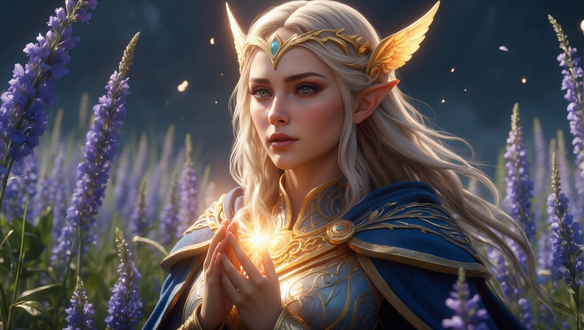 High elf Priestess by cuda1016 on DeviantArt