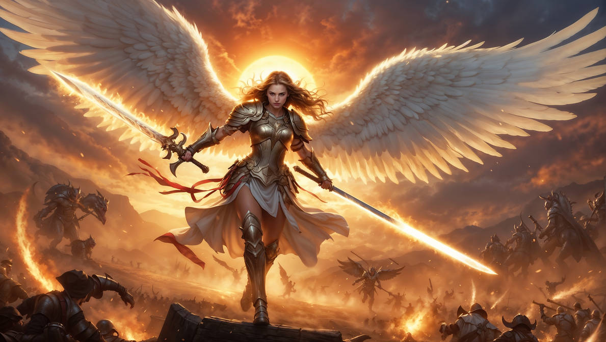 Springtime Warrior Angel Warrior Angel Leads the charge 2 by cuda1016 on DeviantArt