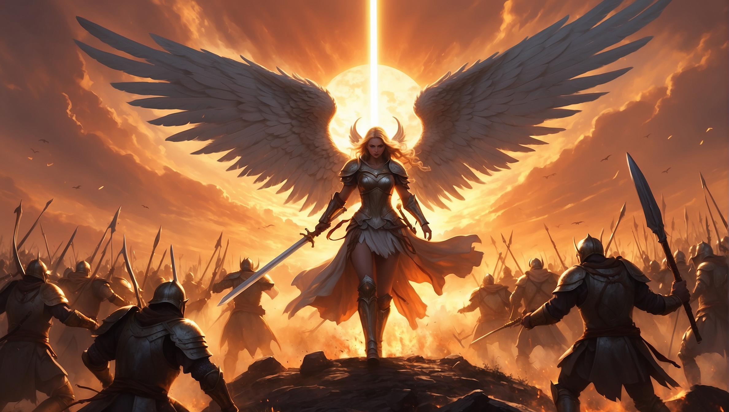 Springtime Warrior Angel Warrior Angel Leads the Charge 3 by cuda1016 on DeviantArt