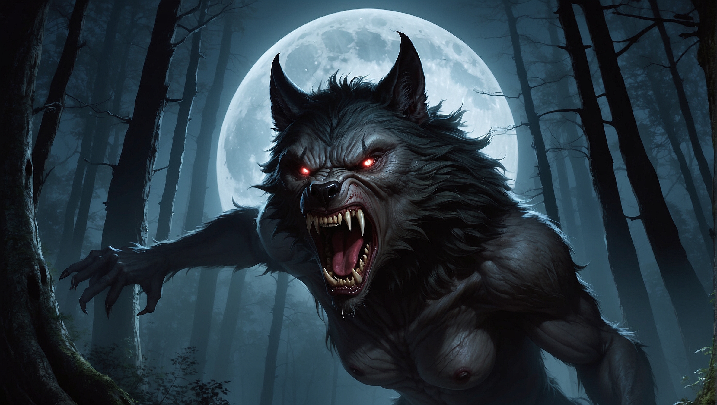 Werewolf Transformation Stage 14 by cuda1016 on DeviantArt