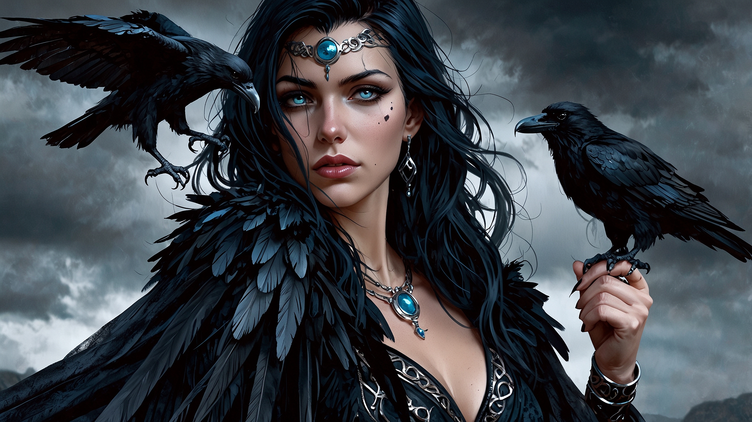 Morrigan Colors Morrigan the Celtic Goddess 3 by cuda1016 on DeviantArt